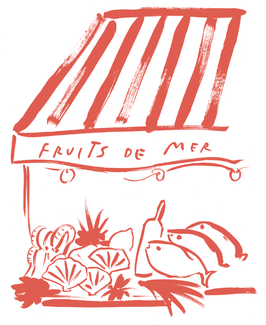 La petite maison, french restaurant and bar, Dubai, seafood design