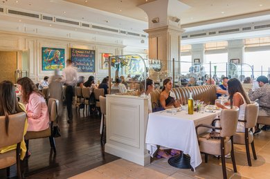 LPM French restaurant Dubai - dining room