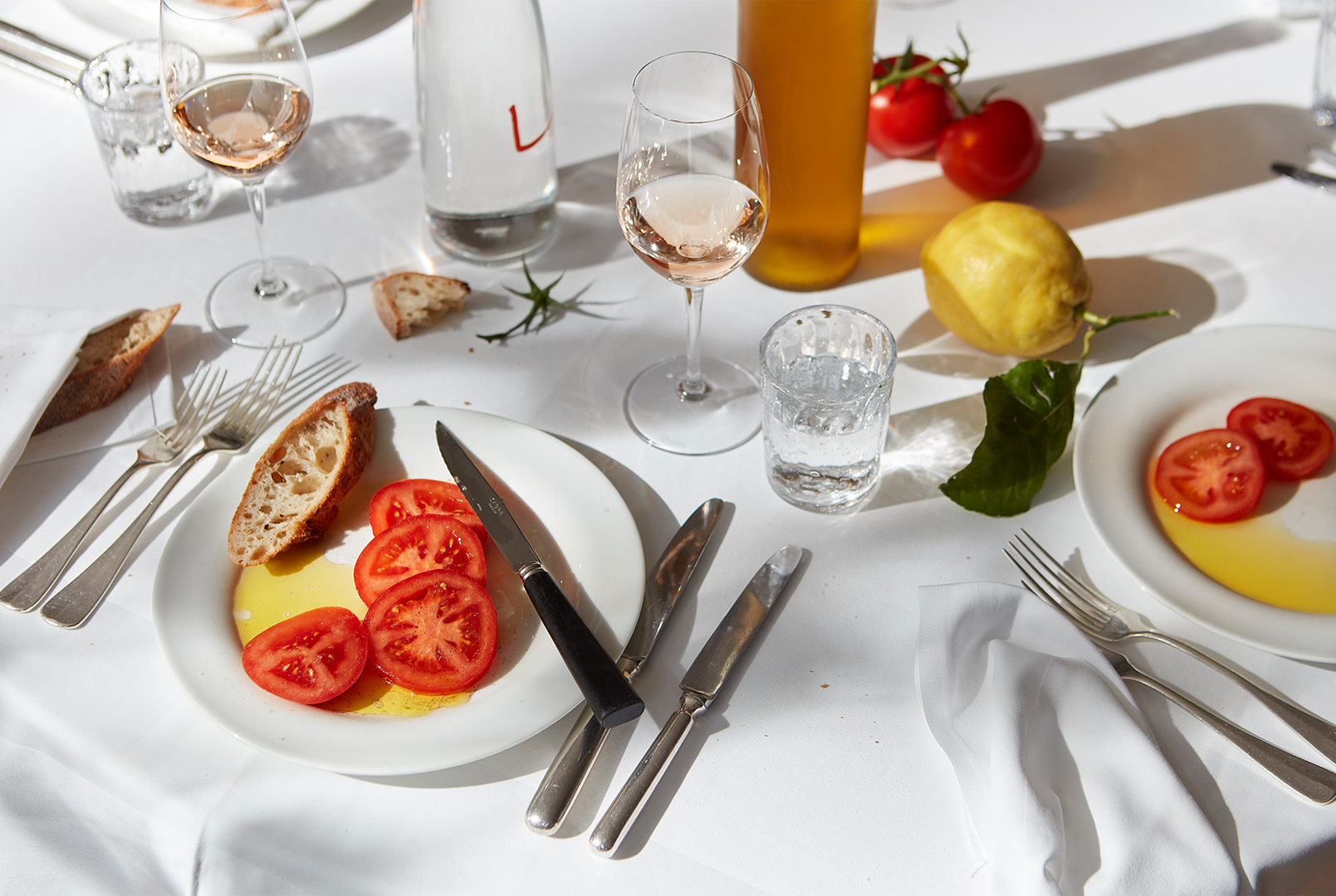 la petite maison, french restaurant and bar, Dubai, tomato and lemon